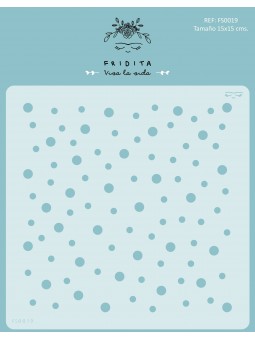 CIRCULOS - STENCIL 15X15