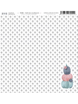 SET PAPELES - AUTUMN PUMPKINS by CHIDO