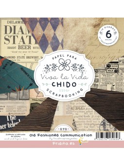SET PAPELES - OLD FASHIONED COMMUNICATION by CHIDO