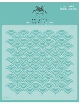 ARCO IRIS - STENCIL 15X15CM