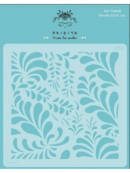 TROPICO - STENCIL 15X15CM