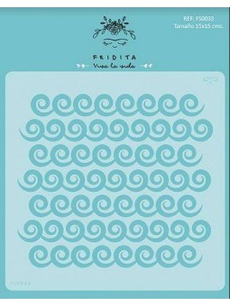 OLAS - STENCIL 15X15CM