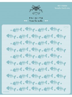 PECECITOS- STENCIL 15X15CM