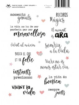 FRASES CATALÁN CLEAR STIKERS