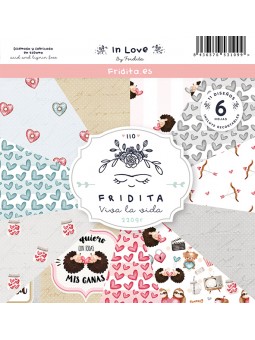 SET PAPELES - IN LOVE 12x12