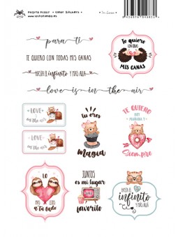 IN LOVE - CLEAR STICKERS