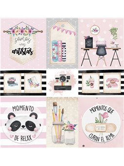 SET PAPELES -ART HOME