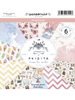 SET PAPELES -WANDERLUST 12x12