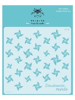 STENCIL MOLINILLOS Y...