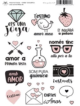 CLEAR STICKERS CATALÁN - ¡ME GUSTAS TÚ!