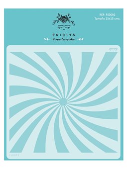 CIRCUS! - STENCIL 15X15CM