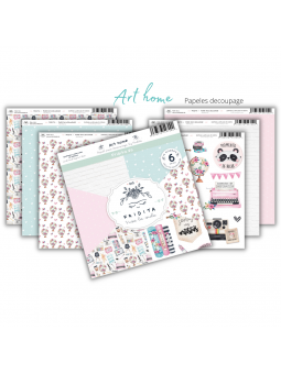 SET PAPELES DECOUPAGE - ART...