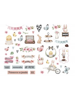 DIE CUTS  - DULCE PRIMAVERA
