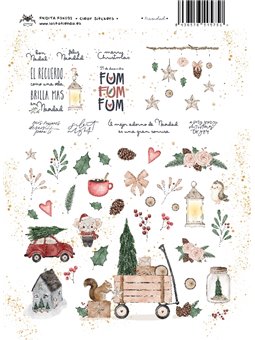 CLEAR STICKERS NAVIDAD 1