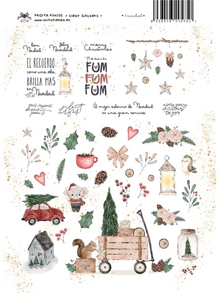 CLEAR STICKERS NAVIDAD 1