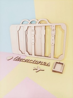 Shaker Madera Maleta de Viaje