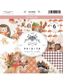 Set de papeles 8x8  IKIGAI